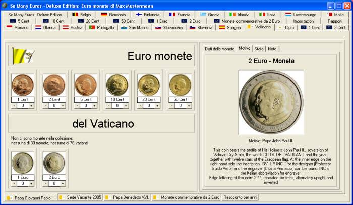 So Many Euros - Il programma per i collezionisti di Euro monete