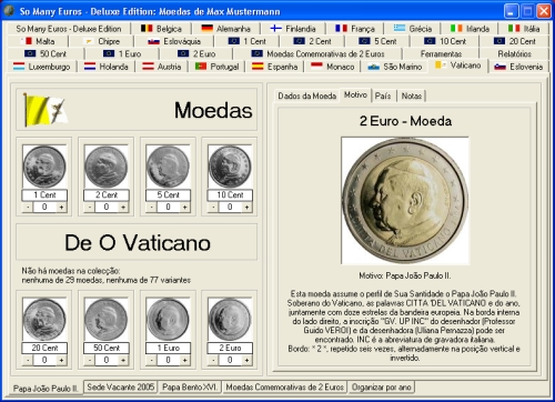 So Many Euros - O programa para coleccionadores de moedas do euro